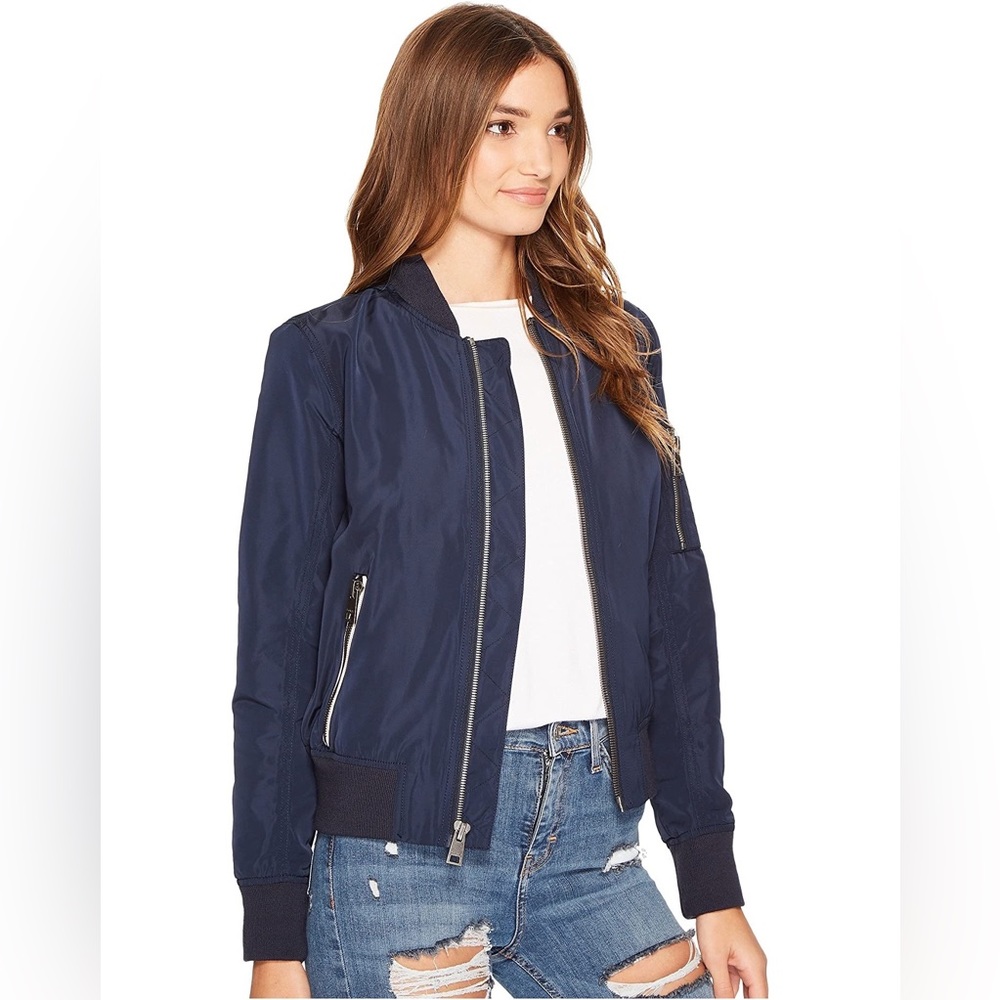 Levi’s Flight Bomber Jacket in Navy Size M - Picture 13 of 16